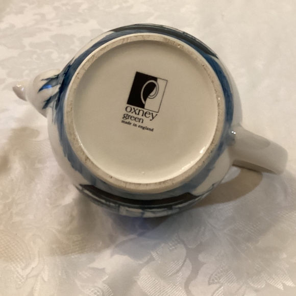 Oxney Green made in England Tea Pot Nautical Sail Ship 4 1/2" Height 32 … - Picture 5 of 5